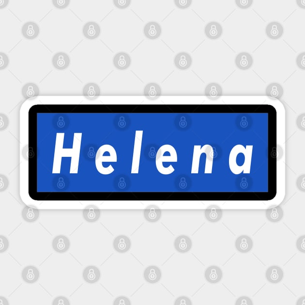 Helena Box Logo Sticker by ART BY IIPRATMO